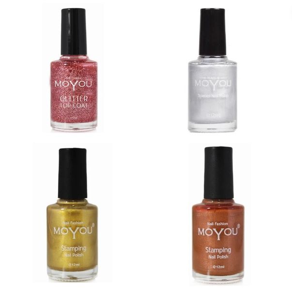 Metallic Goddess Moyou Nail Polish - Pack of 4