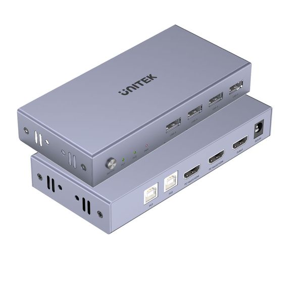 Unitek 4K HDMI KVM Switch - 2 In, 1 Out with 4-Port USB (V307A)