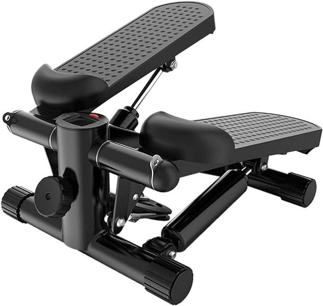 Wellcare Multifunctional Mini Stepper with Resistance Bands - Black
