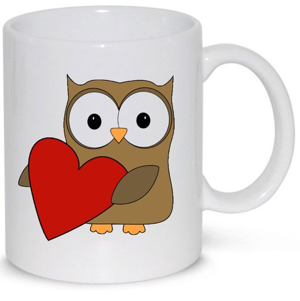 Owl Love Anniversary Gift Coffee Mug (11Oz Standard Mug)