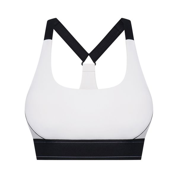 Stylish Contrast-Color Sports Bra, Supportive and Trendy