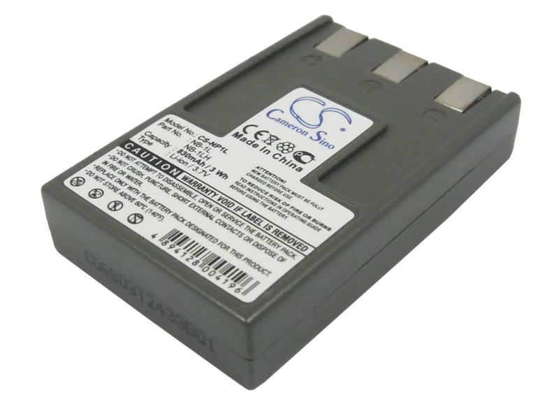CANON Digital IXUS 200a Camera Battery /830mAh