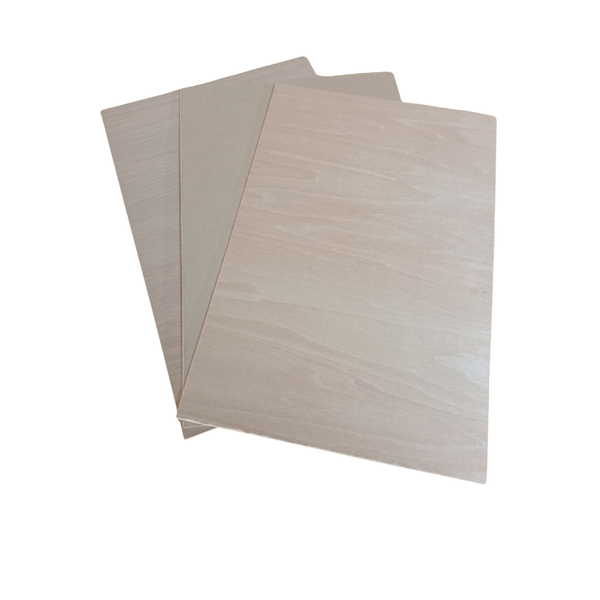 Wood Woodburning / Pyrography Pack - 3mm - 6 Pack - 60 x 40cm