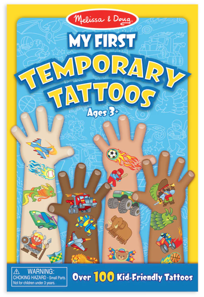 Melissa &amp; Doug My First Temporary Tattoos (100+ Kid-Friendly Tattoos)
