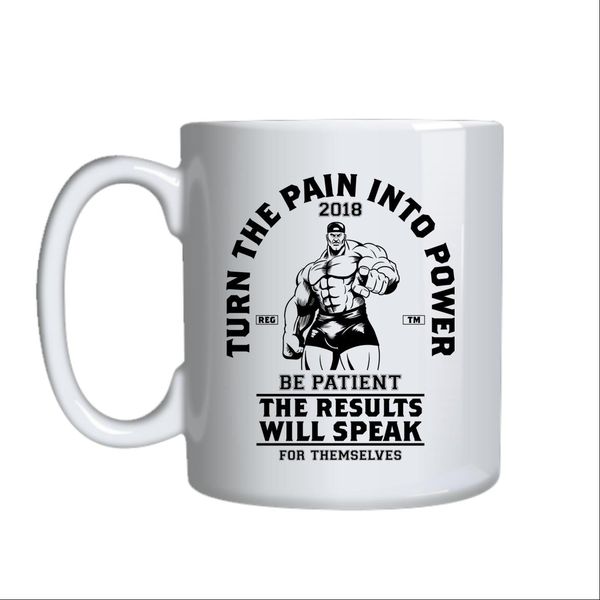 Turn The Pain Into Power Mug Gift Idea 128