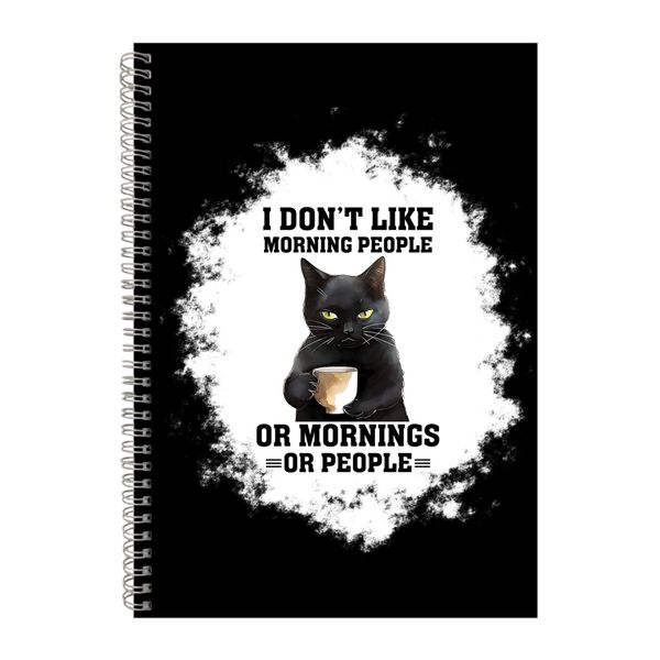 Grumpy Cat A4 Notebook Spiral for Work with Funny Animal Graphic Sayings053