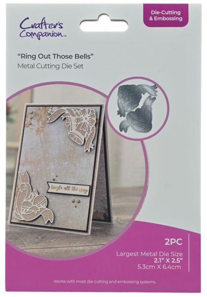 Crafters Companion Ring Out Those Bells Die-Cutting &amp; Embodding Dies