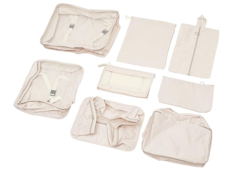 Packing Cubes for Travel, Road Trip Essential Compression Luggage