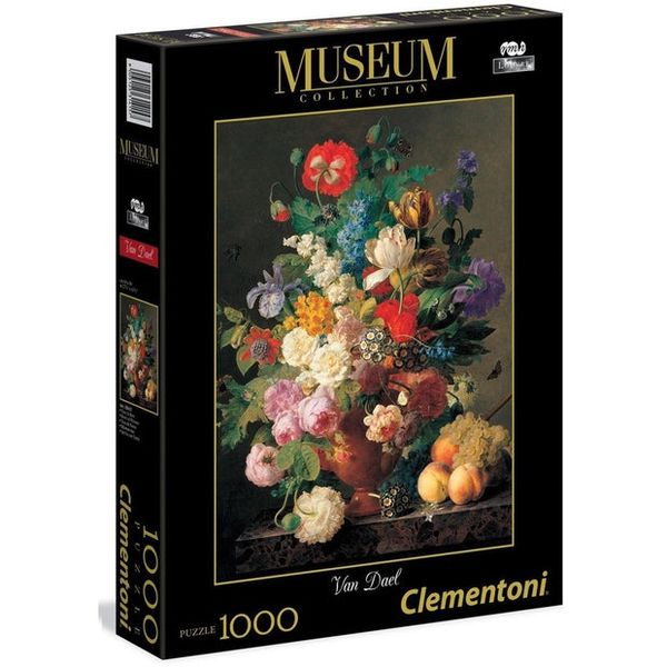 Clementoni 1000 Piece Puzzle Van Dael-Bowl Of Flower