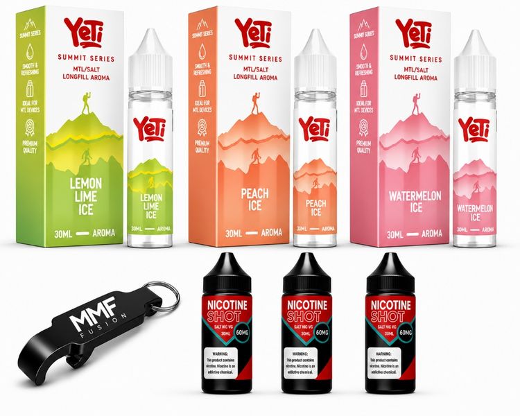 Yeti Series MMF E-Liquid 60ml Juice 30mg - Variety Combo Dos