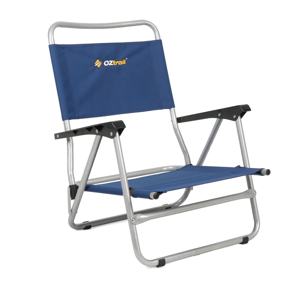 Oztrail Beach Chair with Arms Blue Buy Online in South Africa