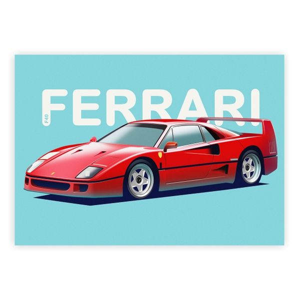 Ferrari Classic Art - A1 Poster