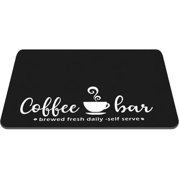 Flushrenic Coffee Mat,Coffee Mat For Countertop,Coffee Placemats,Hide Stain