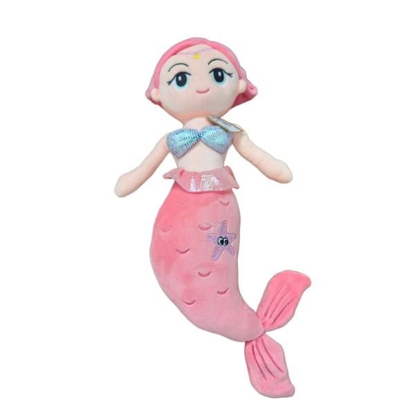 Soft Toy Cerise/Purple Mermaid - 40cm