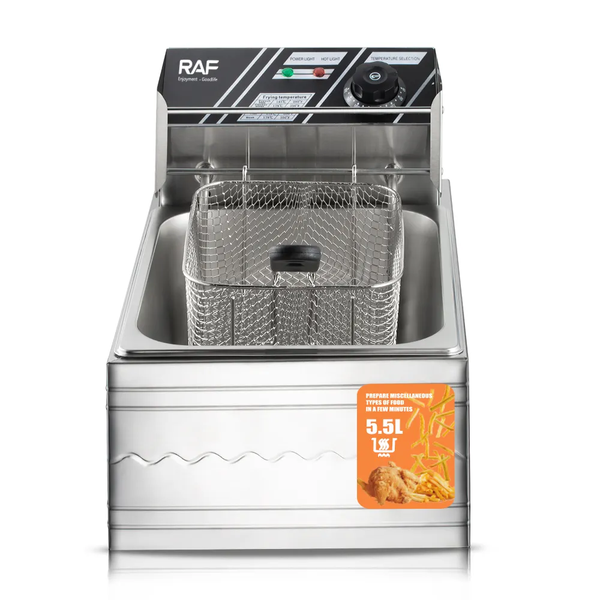 6L deep fat fryer with removable basket 2500w timer electric fryer