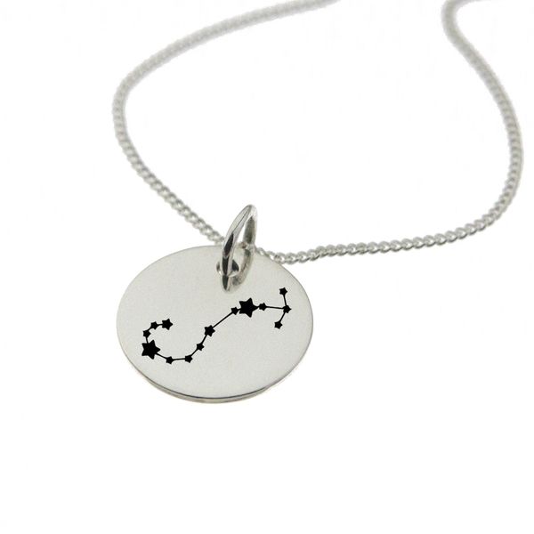 Scorpio Constellation Sterling Silver Necklace