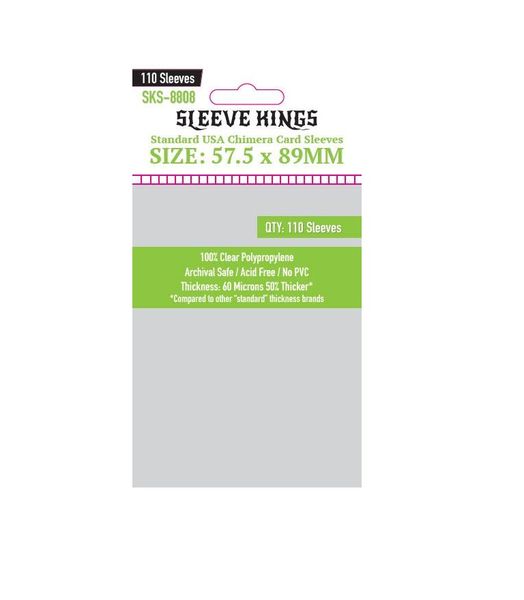 Sleeve Kings Standard USA Chimera Card Sleeves (57.5x89mm) - 110 Pack