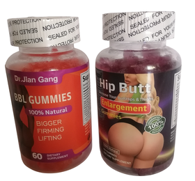 Gummies BBL Naturels Pour Enlargement Hanches Et Fessiers - Ingrédients Plantes