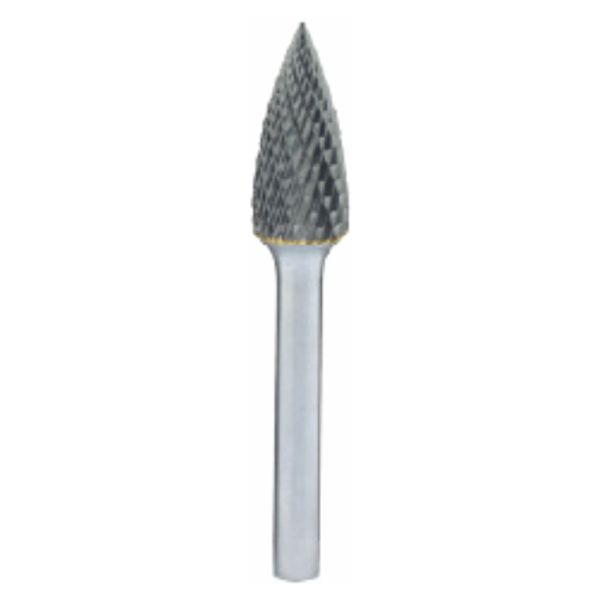 Metric Size Carbide Rotary Burr Shape G 16X25X70X6mm - 3 Pack