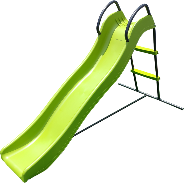 Kids 6ft Wavy Slide with Fun Water Splash Feature