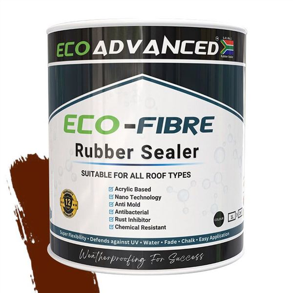 Eco Advanced Ecofibre Rubber Sealer 1L Brown