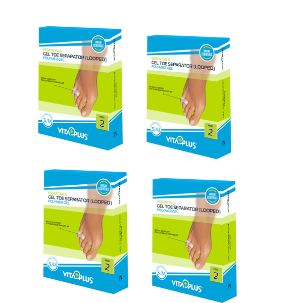 VP Gel Toe Separators (Looped) S/M (2's) - 4 packs