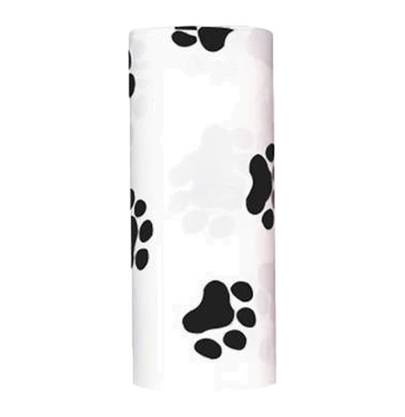 10 Pieces Biodegradable Thickened Pet Waste Bags with Paw Print for Dogs