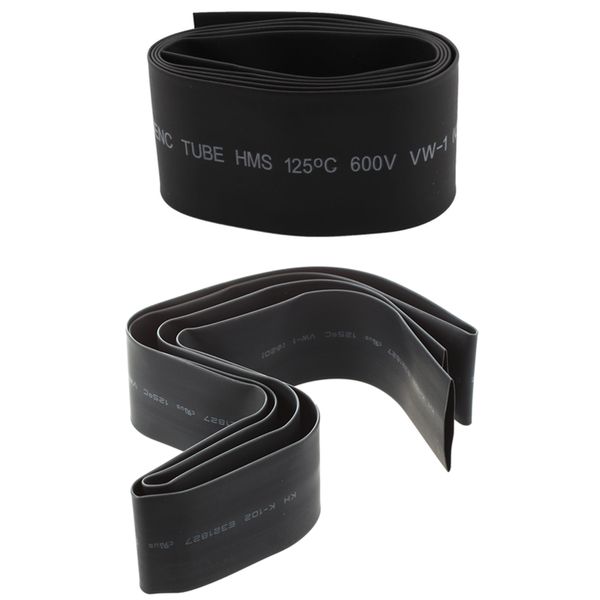30Mm 2 1 Black Polyolefin Insulation Heat Shrink Tubing 1M