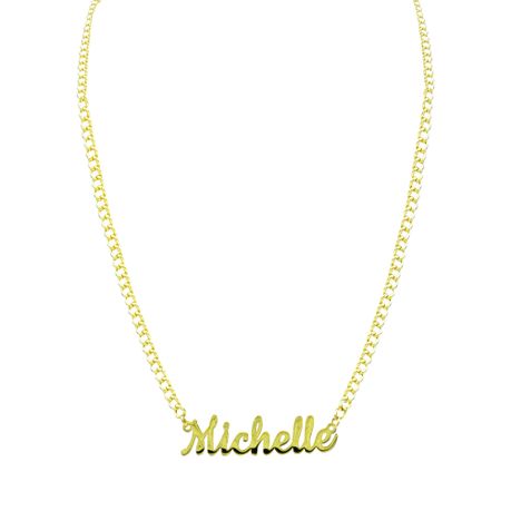 Custom necklace name on sale cheap