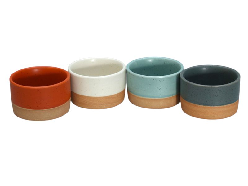 Bowl 4 Piece Set - Assorted Colours