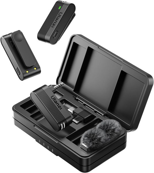 Ulanzi A100 Wireless Lavalier Microphone for Camera and Phone