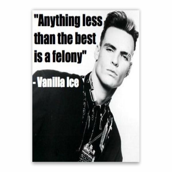 Vanilla Ice Ice Baby Poster - A1