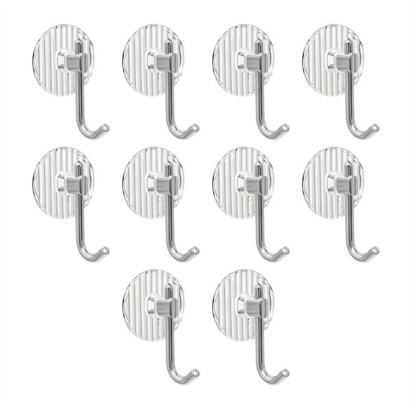 Acrylic Luxury Wall Hook No Hole Punch Decoration Strong Adhesive B