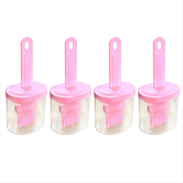Silicone Oil Bottle Brush Set Barbecue Brush For Cooking Baking-D