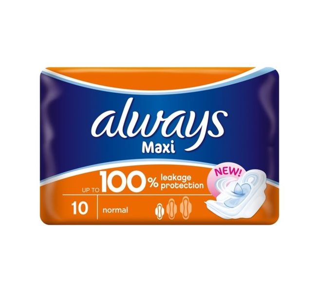 Always Sanitary Pads Maxi Plus - 10 Pack