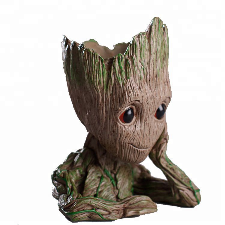 Baby Groot Guardians Of The Galaxy Succulent Pot Plant - Pen Holder - Think
