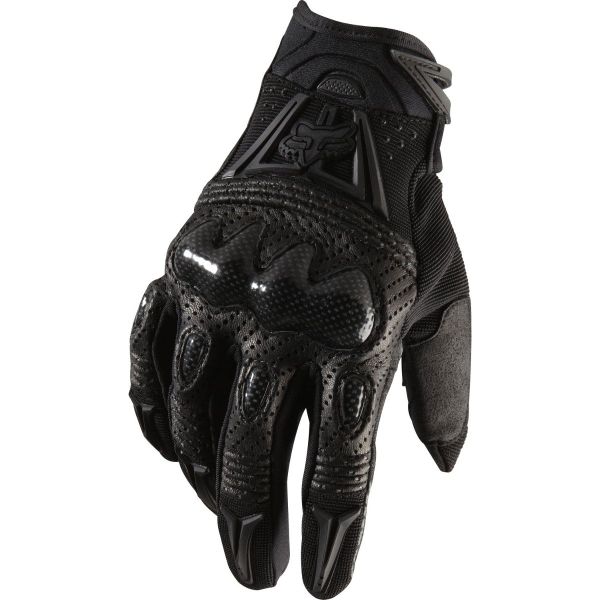 Fox Bomber Black/Black Gloves image