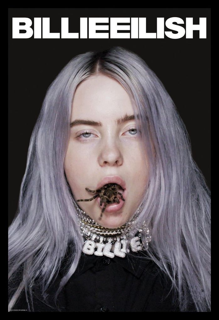 Billie Eilish - Spider Poster with Black Frame | Shop Today. Get it ...