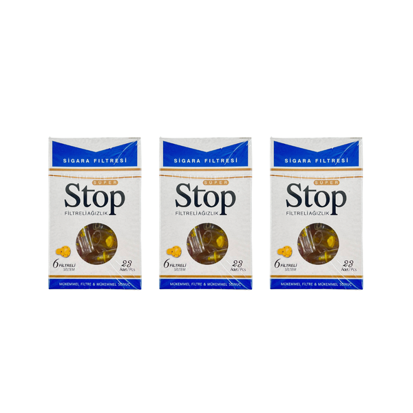 Super Stop Disposable Cigarette Filter - 69 pieces