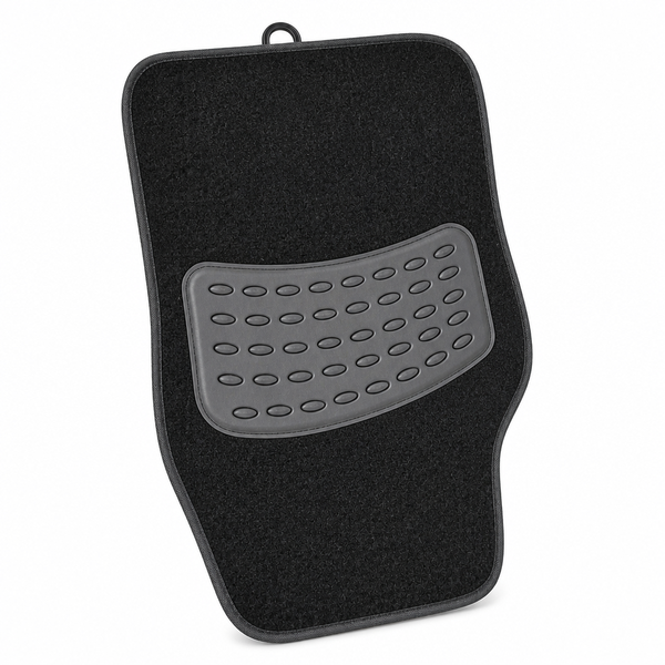 Auto Floor Mats Universal Fit Non-slip Back Reinforced Cloth Edges