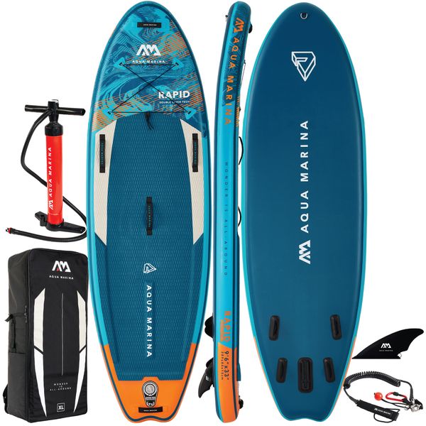 Aqua Marina Rapid 9'6" Whitewater SUP - Stand-Up Paddleboard