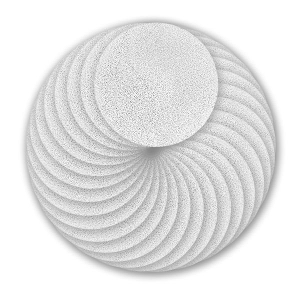 Round paper placemats 50pk 13in silver foil mesh doilies