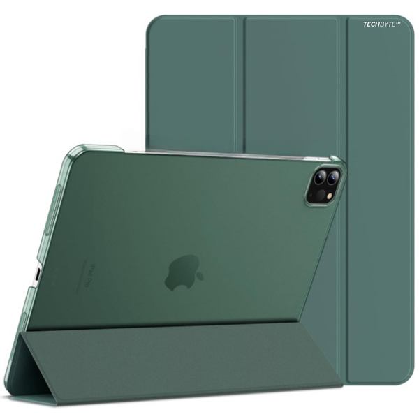 TechByte Smart Case &amp; Stand for iPad Pro 13" - M4/2024 - Smart Cover -Green
