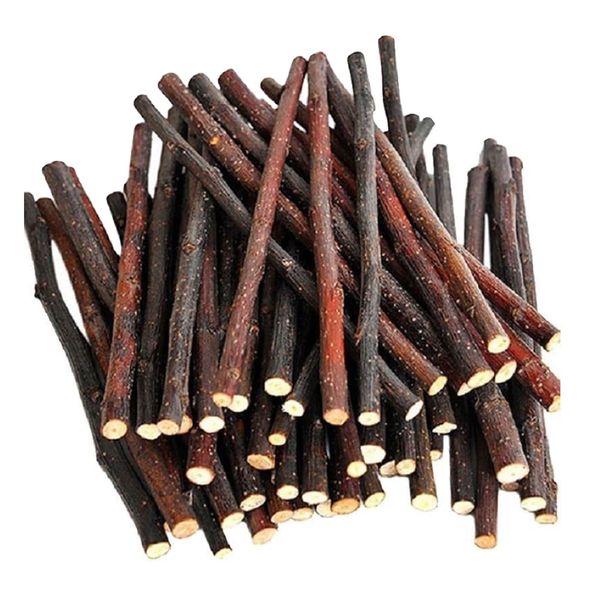 Pet 30Pcs Natural Organic Apple Wood Chew Sticks For Small Pets - 12cm