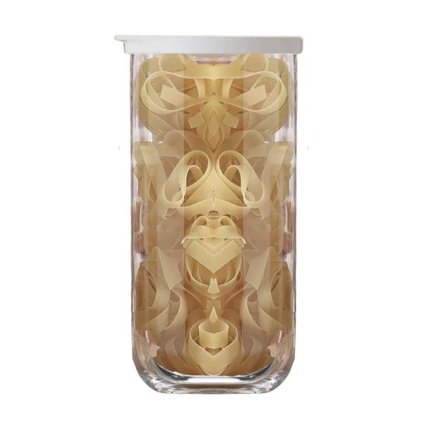 1.4 Litre Glass Jar with White Silicone Lid