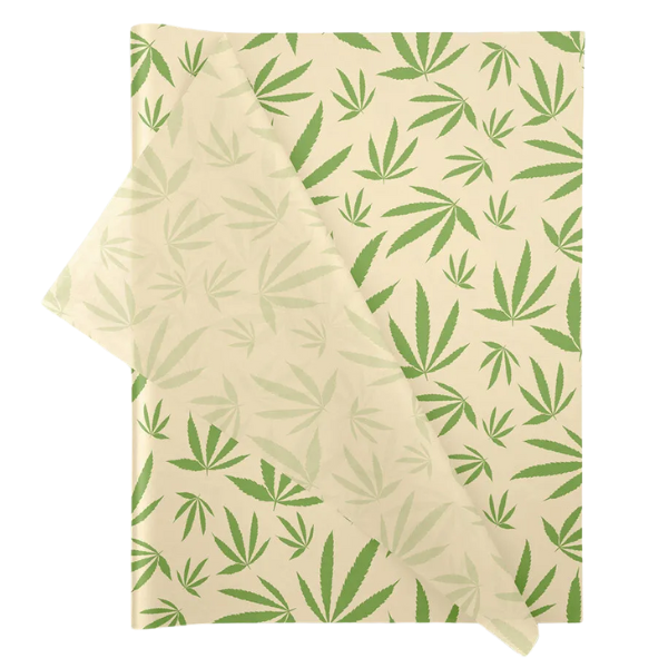 Wrapping Tissue Paper - 25 Sheets Eco-friendly &amp; Recyclable - Hemp/Cannabis