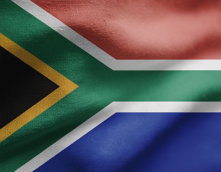 Canvas modern art wallart home deco art on wall South African national flag