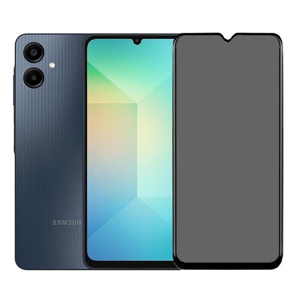 1 Pack Privacy Tempered Glass Protector Compatible with Samsung Galaxy A06