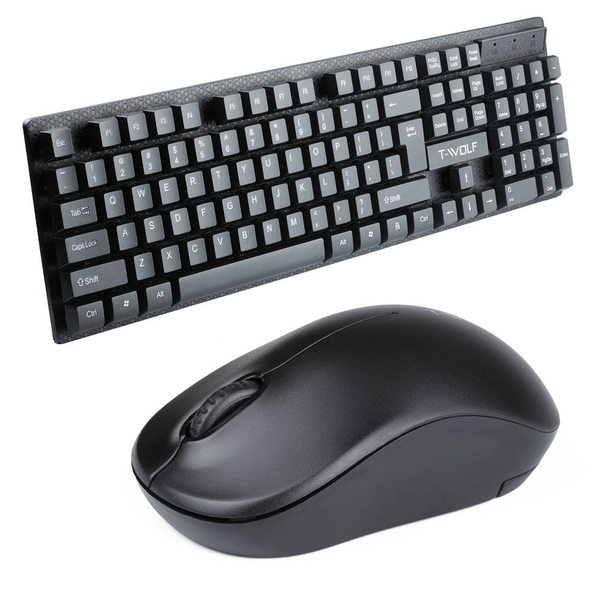T-WOLF TF100 Wireless Gaming Keyboard &amp; Mouse Combo: Ultra-Smooth
