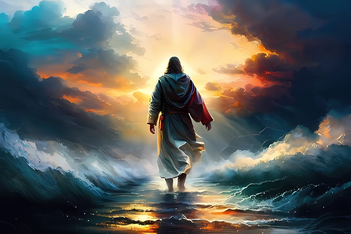 Canvas Wall Art - Jesus Walking On Water 02 Artwork | Shop Today. Get ...